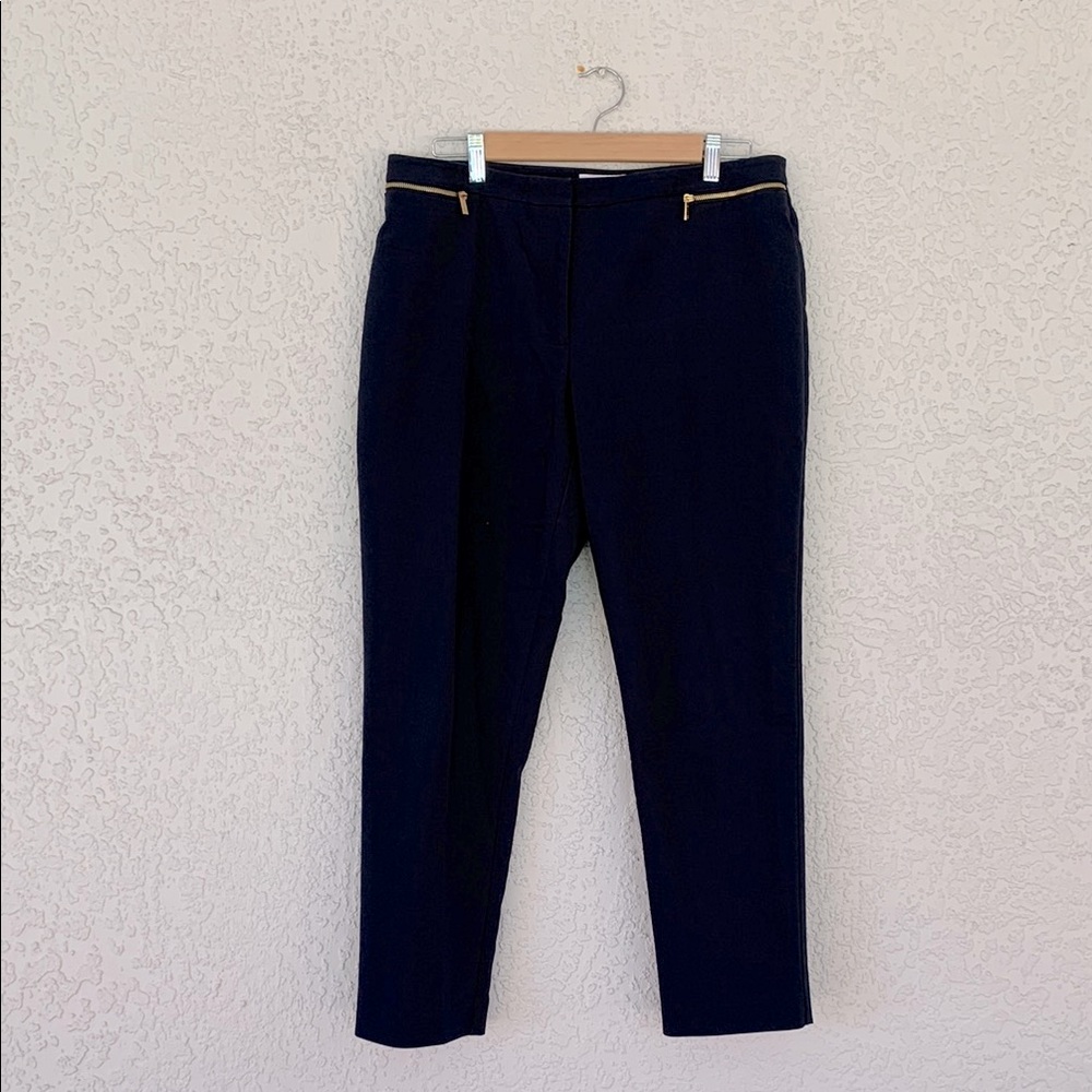 Calvin Klein lightweight stylish trousers navy color size 12